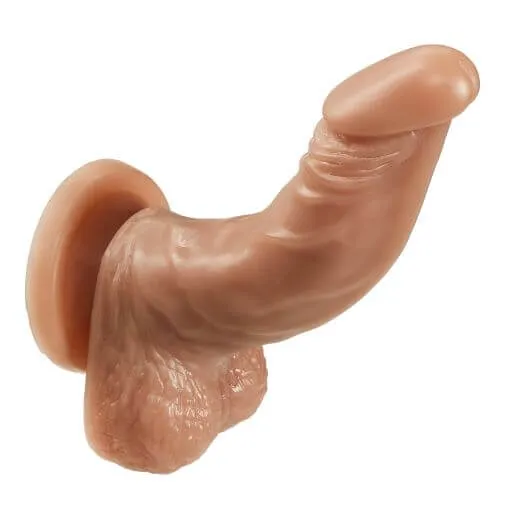 Cloud 9 Novelties Dildos Cloud 9 Working Man 65 inches Medium Skin Tone Tan Dildo with Balls Your Soldier