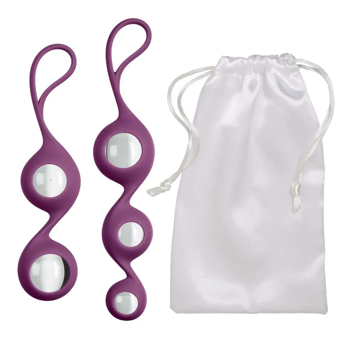 Cloud 9 Novelties Duo and Trio Borosilicate Glass Kegel Balls Cloud 9 Novelties Dildos