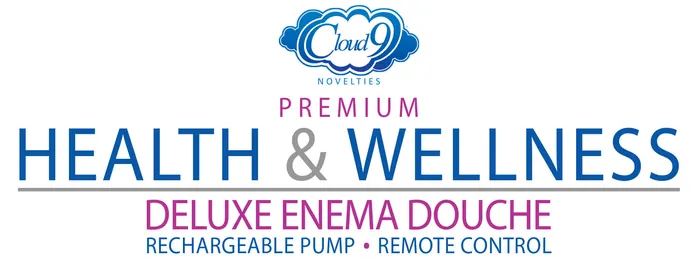 Cloud 9 Novelties Health Wellness Deluxe Enema Douche With Rechargeable Sprinkler Pump Remote Control Cloud 9 Novelties Female Sex Toys