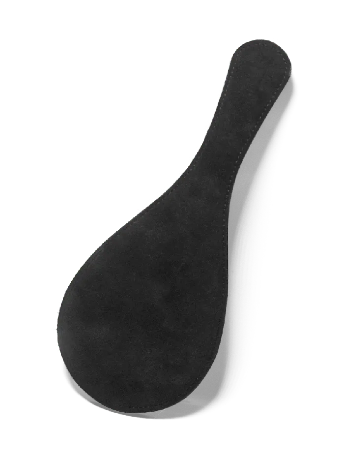 Coco de Mer Restraints Coco de Mer Black Leather Round Paddle Coco de Mer Restraints Coco de Mer Black Leather Round Paddle