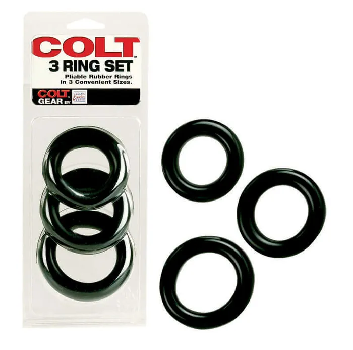 COLT 3 RING SET California Exotic Novelties Male Sex Toys