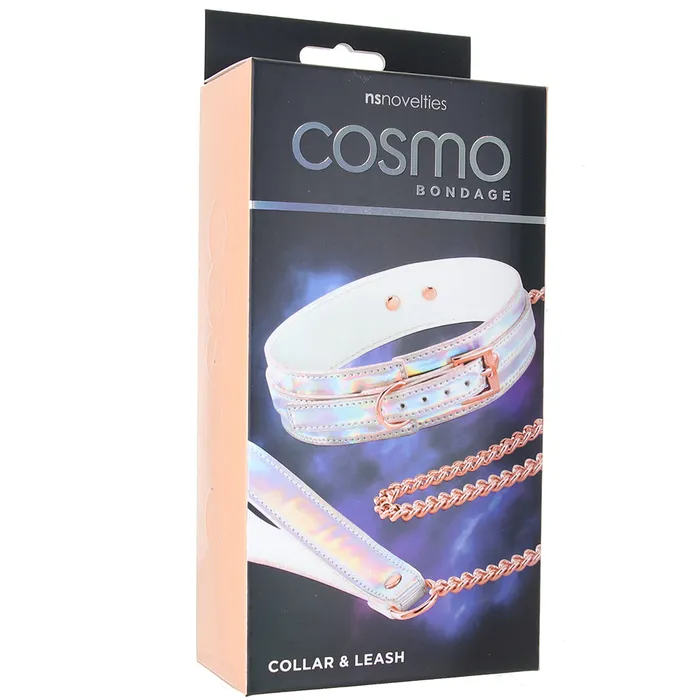 Couples Cosmo Bondage Holographic Collar and Leash ns novelties Couples Cosmo Bondage Holographic Collar and Leash ns novelties