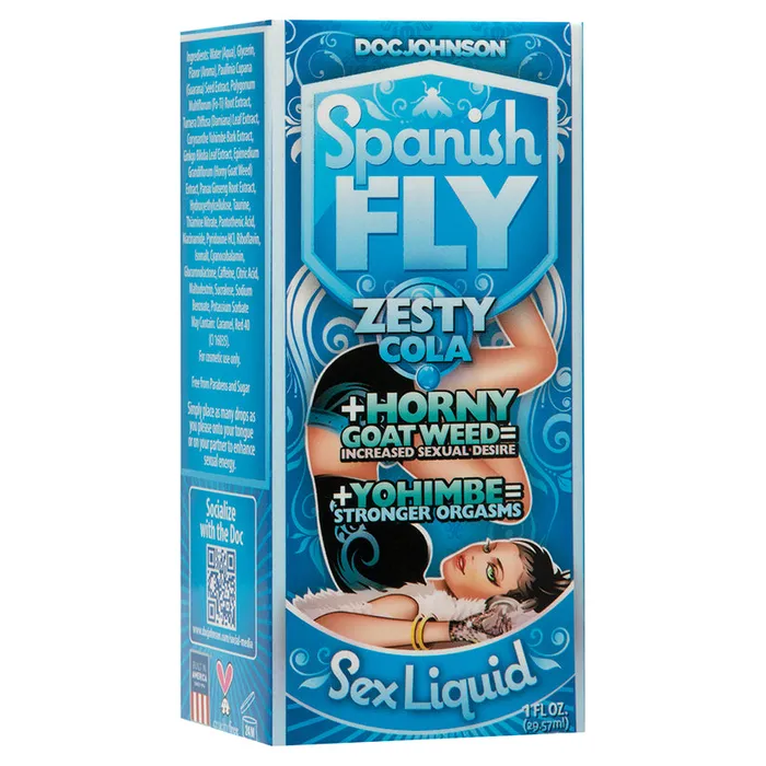 Couples DOC JOHNSON Spanish Fly Sex DropsZesty Cola