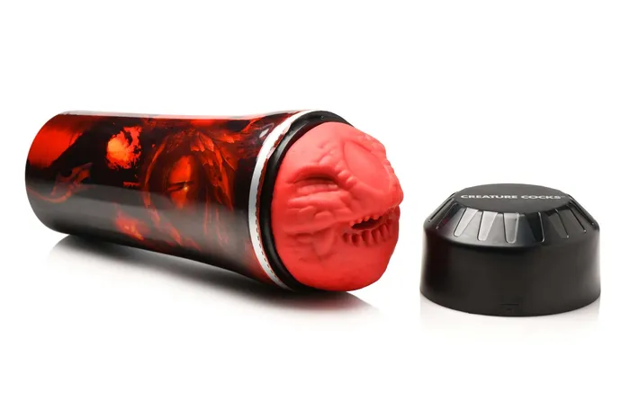 Creature Cocks Dragon Snatch Fiery Silicone Stroker by XR Brands XR Brands Male Sex Toys