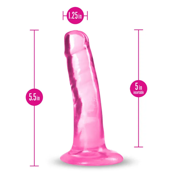 Dildos Blush Novelties B Yours Plus Hard N Happy Pink Dildo
