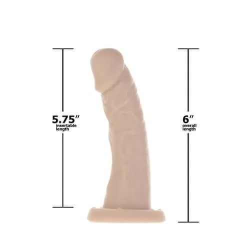 Dildos BMS Enterprises Addiction Edward 6 inches Curved Dong