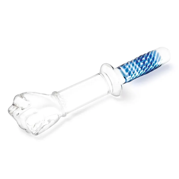Dildos Gls 11 Inch Glass Fist Double Ended Dildo with Handle Grip Textured Ergonomic Design Electric Hustler Lingerie