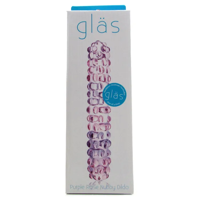 Dildos glas gls 7 Inch Purple Rose Nubby Dildo Dildos glas gls 7 Inch Purple Rose Nubby Dildo