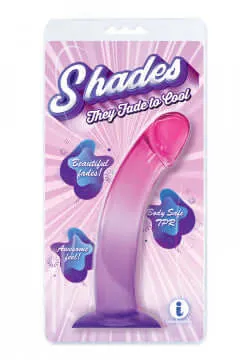 Dildos Icon Brands Shades Jelly Gradient Dong Luxurious Pink to Purple Transition Large Dildos Icon Brands Shades Jelly Gradient Dong Luxurious Pink to Purple Transition Large