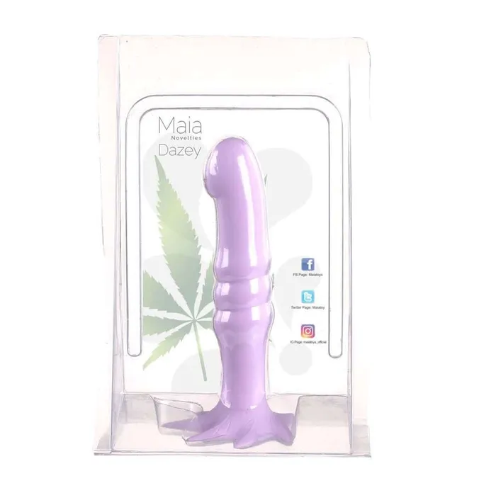 Dildos Maia Toys Dazey 420 7 inches Silicone Dong Pastel Purple