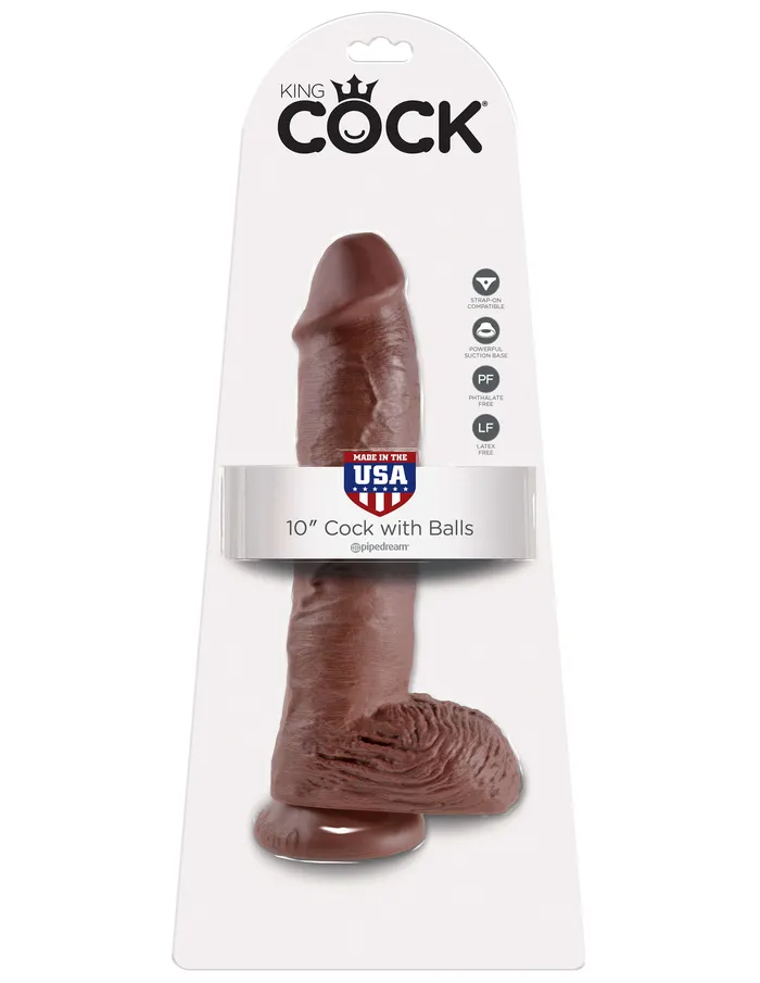 Dildos Pipedream Products Experience Royalty with the King Cock 10Inch Brown Dildo The Real Deal RD Dildos Pipedream Products Experience Royalty with the King Cock 10Inch Brown Dildo The Real Deal RD