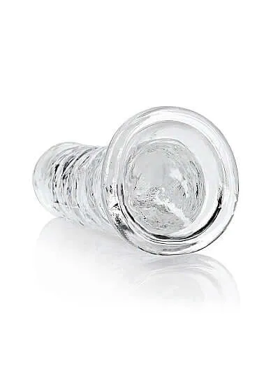 Dildos SHOTS AMERICA Realrock Clear Realistic Dildo 8 inches Experience Crystal Clear Pleasure