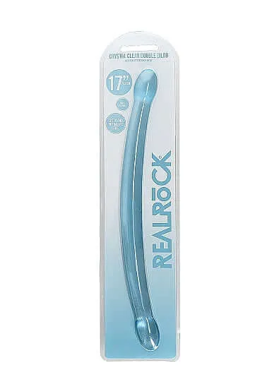 Dildos SHOTS AMERICA Realrock NonRealistic Double Dong 17 inches in total length Blue Dildos SHOTS AMERICA Realrock NonRealistic Double Dong 17 inches in total length Blue