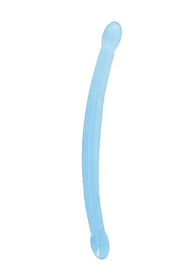 Dildos SHOTS AMERICA Realrock NonRealistic Double Dong 17 inches in total length Blue