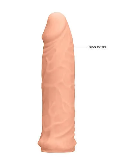 Dildos SHOTS AMERICA Realrock Penis Sleeve 6 inches Flesh Light Skin Tone