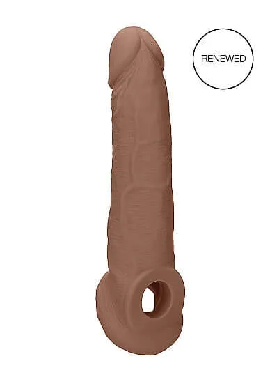 Dildos SHOTS AMERICA Realrock Penis Sleeve 9 Inches Experience the Ultimate Sensation with Shots Toys Medium Skin Tone Dong Dildos SHOTS AMERICA Realrock Penis Sleeve 9 Inches Experience the Ultimate Sensation with Shots Toys Medium Skin Tone Dong