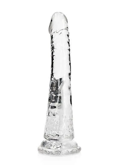 Dildos SHOTS AMERICA Realrock Slim Dildo 7 inches Transparent Clear Crystal Clear Pleasure Dildos SHOTS AMERICA Realrock Slim Dildo 7 inches Transparent Clear Crystal Clear Pleasure