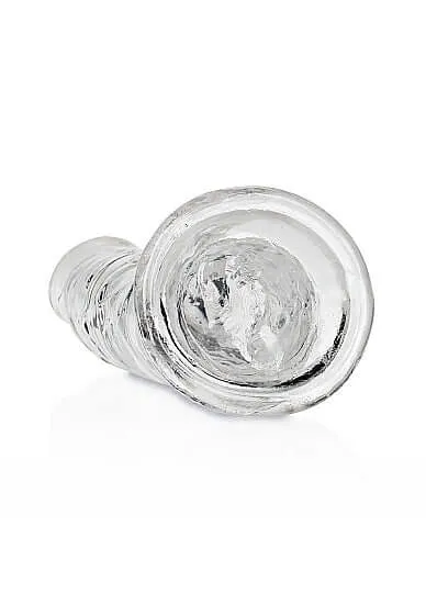 Dildos SHOTS AMERICA Realrock Slim Dildo 7 inches Transparent Clear Crystal Clear Pleasure