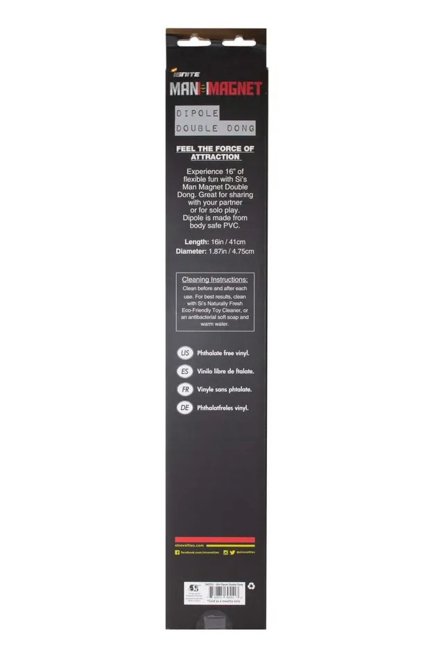 Dildos SI Novelties Man Magnet Double Dong 16 inches