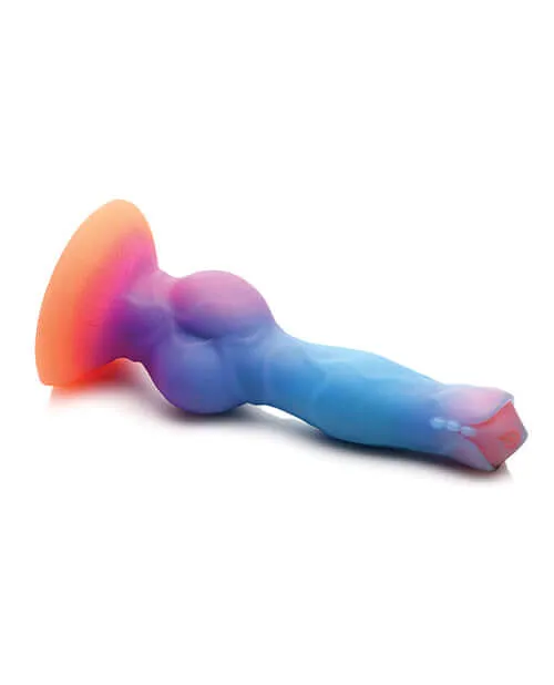 Dildos XR Brands Enter the Cosmos Creative Cocks Space Cock GlowInTheDark Silicone Dildo
