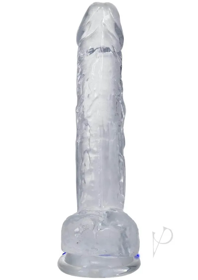 Doc Johnson Enterprises Anal Realistic 8Inch Clear Dildo with Suction Cup Base