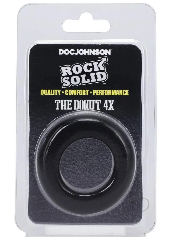 Doc Johnson Enterprises Anal Rock Solid The Donut 4x C Ring Black Enhance Your Erections Doc Johnson Enterprises Anal Rock Solid The Donut 4x C Ring Black Enhance Your Erections