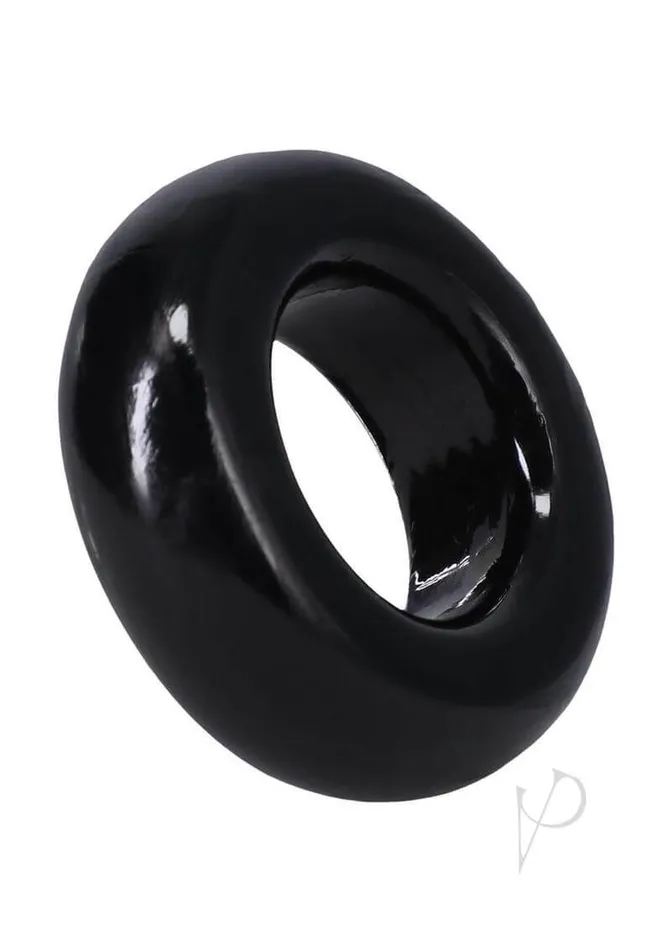 Doc Johnson Enterprises Anal Rock Solid The Donut 4x C Ring Black Enhance Your Erections