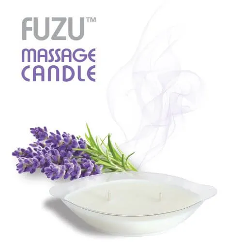 Doctor Love Fuzu Massage Candle Lavender Mist 4 oz Moisturizing Scented Dual Wicks Couples