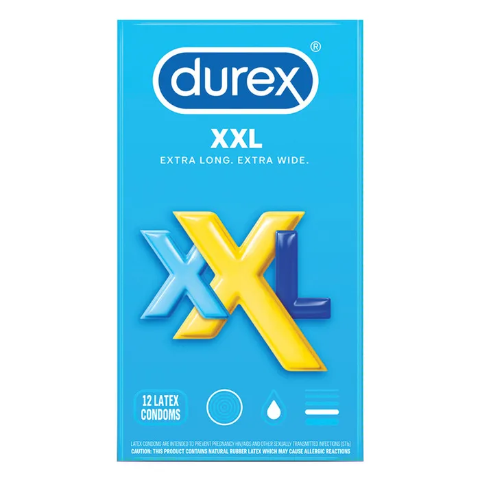 Durex XXL Condoms 12 Pack PARADISE MARKETING Female Sex Toys