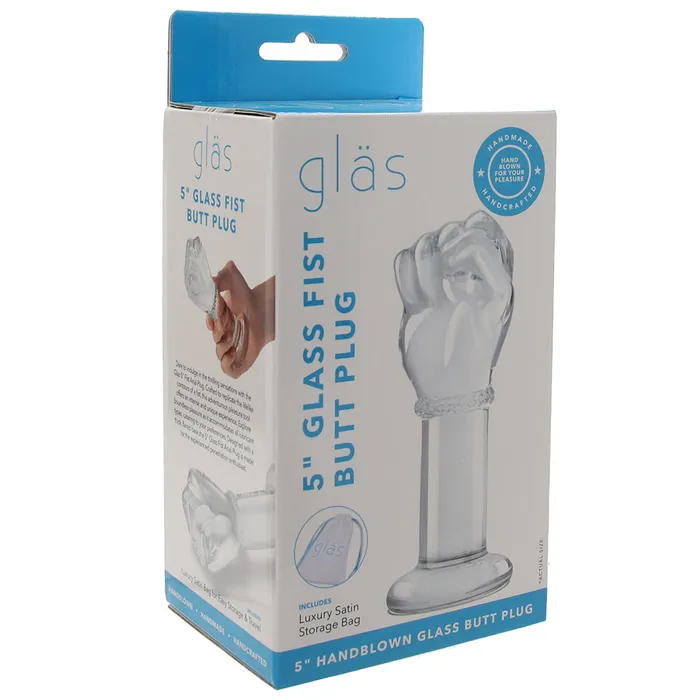 Electric Eel Anal gls 5 Inch Glass Fist Butt Plug