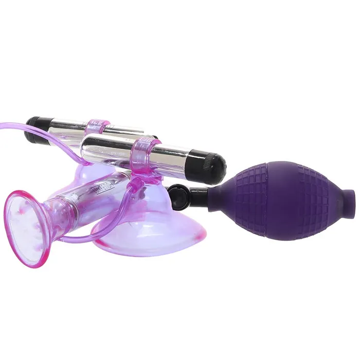 Electric Eel Vibrating Nipple Suckers with Clitoral Pump Female Sex Toys