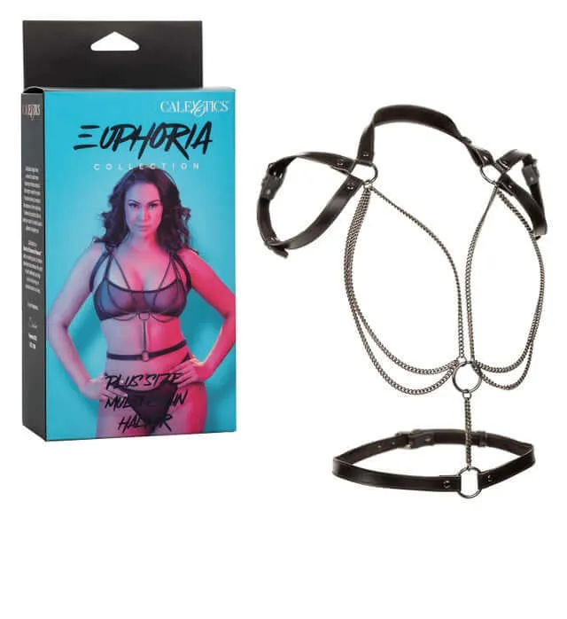Euphoria Collection Plus Size Multi Chain Halter by CALEXOTICS California Exotic Novelties Plus Size