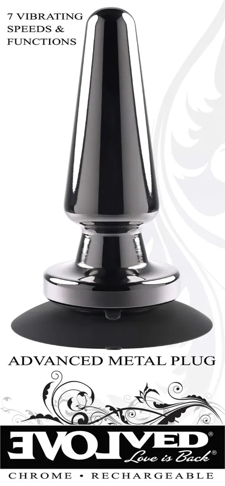 Evolved Novelties Anal Evolved Advanced Metal Plug Your Ultimate Vibrating Anal Companion