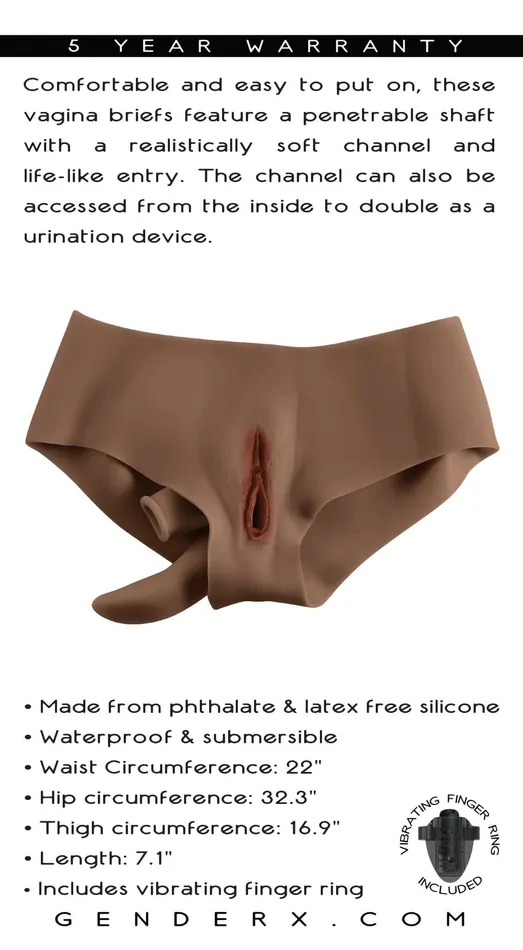 Evolved Novelties Anal Experience Ultimate Comfort and Versatility with Gender X Undergarments Briefs Dark