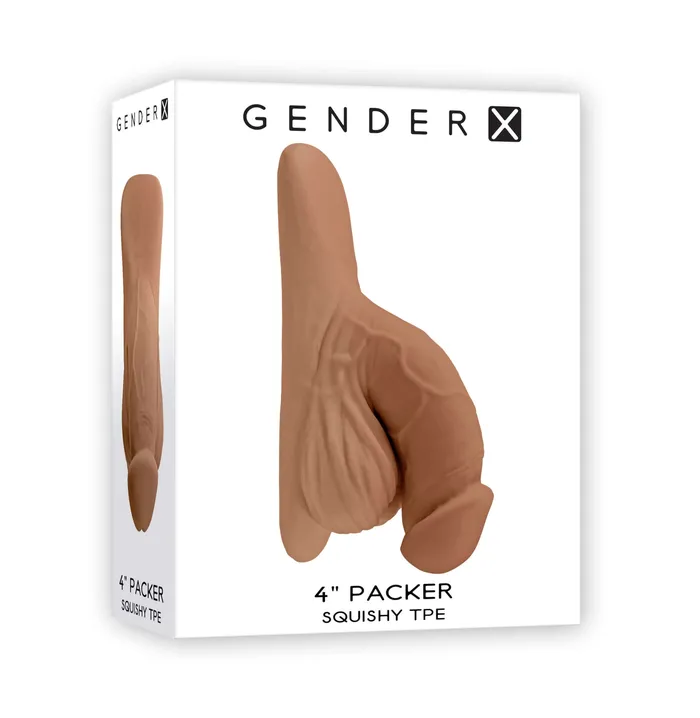 Evolved Novelties Dildos Gender X 4 inches Packer Dildo Medium Skin Tone