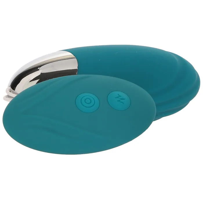 Evolved Novelties Female Sex Toys Oval Office Egg Vibe with Remote in Teal