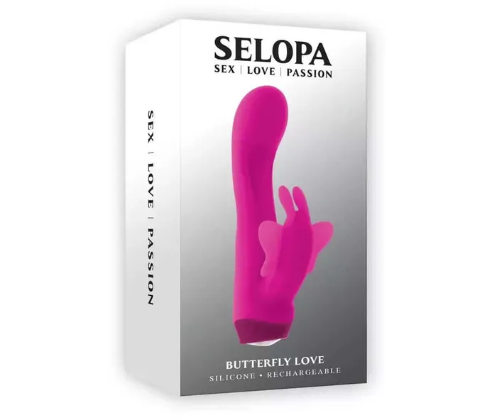 Evolved Novelties Female Sex Toys Selopa Butterfly Love Powerful Petite Vibrator with Curved Shaft Evolved Novelties Female Sex Toys Selopa Butterfly Love Powerful Petite Vibrator with Curved Shaft