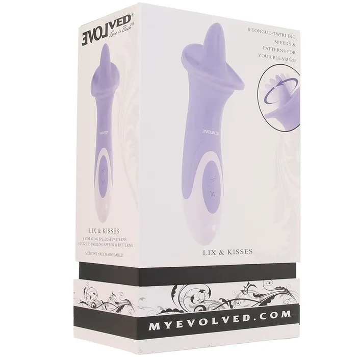 Evolved Novelties Lix Kisses Tongue Twirling Vibe Vibrators