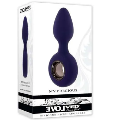 Evolved Novelties Male Sex Toys Evolved My Precious Powerful Vibrating Plug with Ringed Handle Evolved Novelties Male Sex Toys Evolved My Precious Powerful Vibrating Plug with Ringed Handle