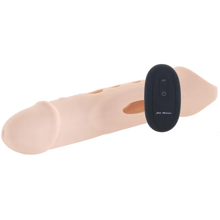 Evolved Novelties Male Sex Toys Zero Tolerance Big Boy Vibrating Extender in Light