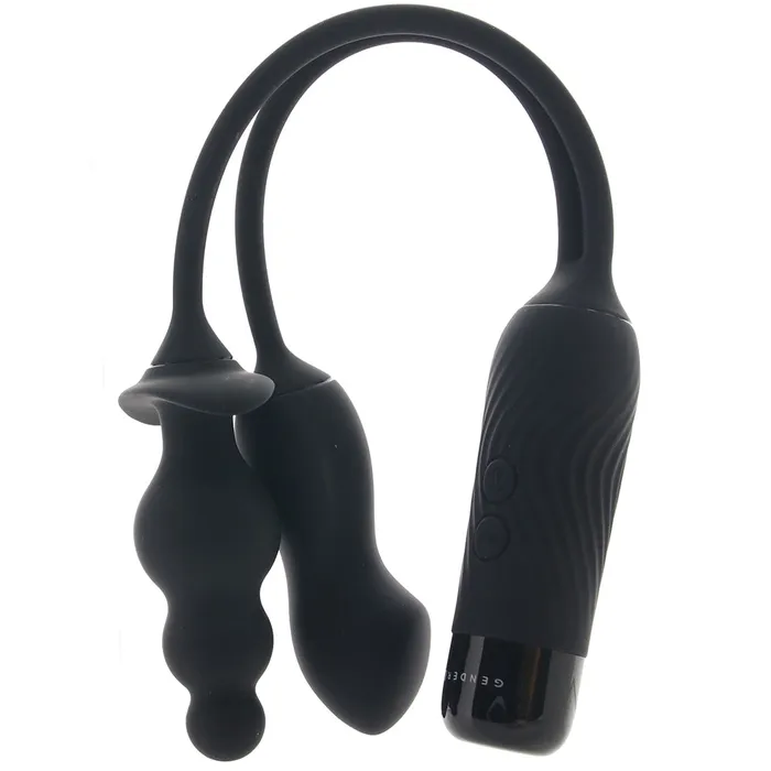 Evolved Novelties Vibrators Gender X Double My Pleasure Egg and Plug Vibe