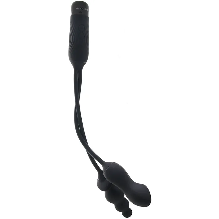 Evolved Novelties Vibrators Gender X Double My Pleasure Egg and Plug Vibe