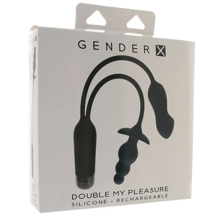 Evolved Novelties Vibrators Gender X Double My Pleasure Egg and Plug Vibe