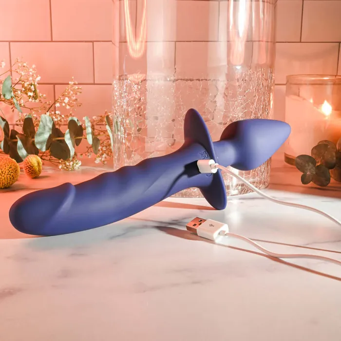 Evolved Novelties Vibrators Gender X Dual Defender Versatile DoubleEnded Vibrator by Evolved Novelties
