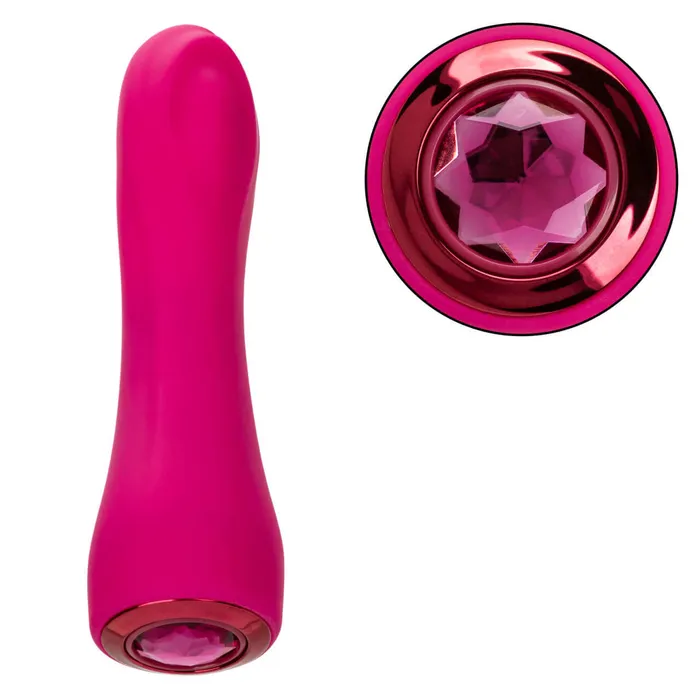 Experience Elegance and Ecstasy Gem Vibes Collection Glider Pink Vibrator California Exotic Novelties Vibrators