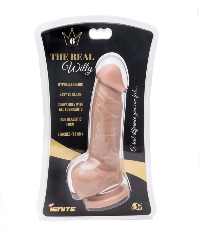 Experience True Pleasure with the Ignite Series Real Willy 6Inch Vanilla Dildo from SI Novelties SI Novelties Dildos Experience True Pleasure with the Ignite Series Real Willy 6Inch Vanilla Dildo from SI Novelties SI Novelties Dildos