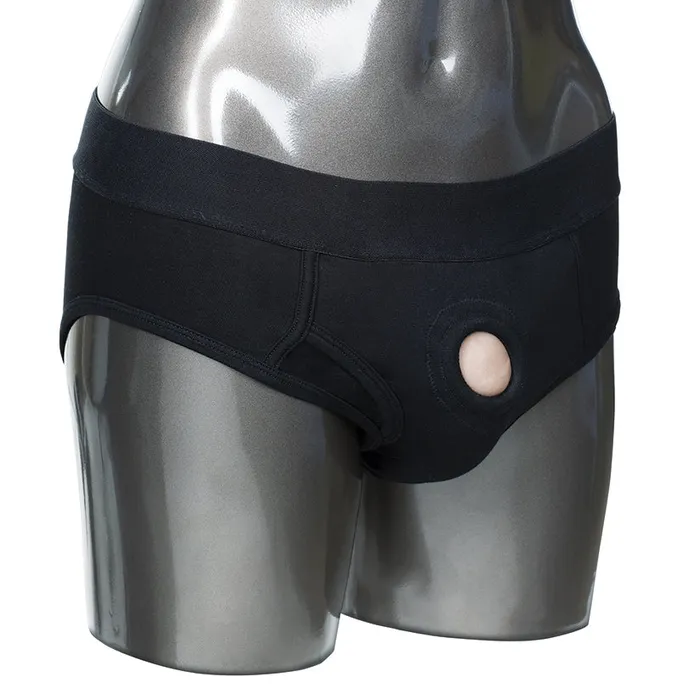 Female Sex Toys CAL EXOTICS Packer Gear Brief HarnessBlack ML