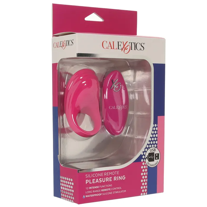 Female Sex Toys CalExotics Silicone Remote Vibrating Pleasure Ring