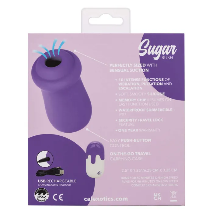 Female Sex Toys California Exotic Novelties Elevate Your Pleasure with the Sugar Rush Suction Stimulator