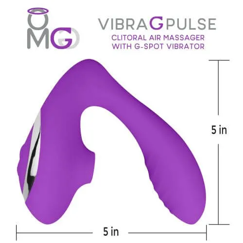 Female Sex Toys Doctor Love OMG Vibra G Pulse Clitoral Massager with GSpot Vibrator Purple Explore Waves of Pleasure